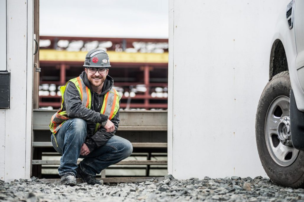 Apprentice Sheet Metal Worker Aaron Smith in British Columbia