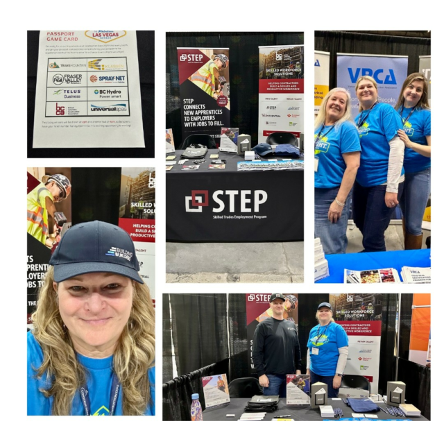🏗️ The STEP team was at The Construction Expo in #Surrey along with BCCA's Building Builders' Assistant Manager, Joy Magnell.
Thank you for having us at the event. Looking forward to next year!
#BCConstruction #ConstructionIndustry #ConstructionEvents #BCConstructionMonth